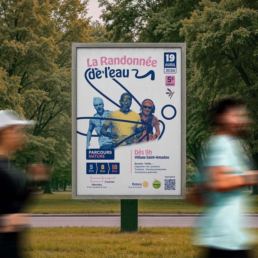 Randonnée de l'eau 2026 affiche