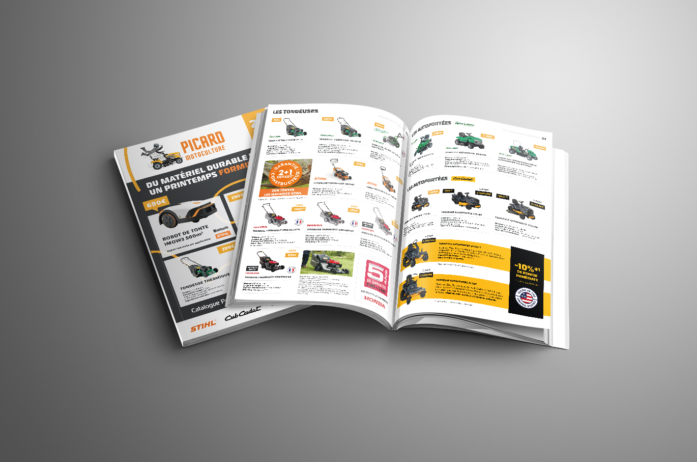 Catalogue motoculture mise en page